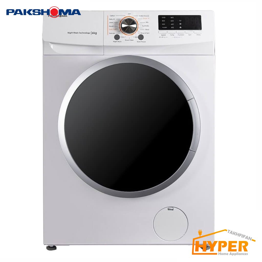 ماشین لباسشویی پاکشوما UWF-20800 WT