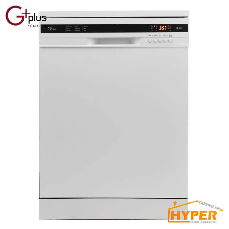 ماشین ظرفشویی جی پلاس GDW-N1362W سفید
